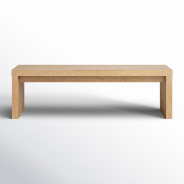 Gabler 56'' Ash Wood Waterfall Bench