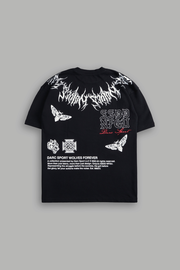 Wolf Iron V2 "Premium" Oversized Tee in Black