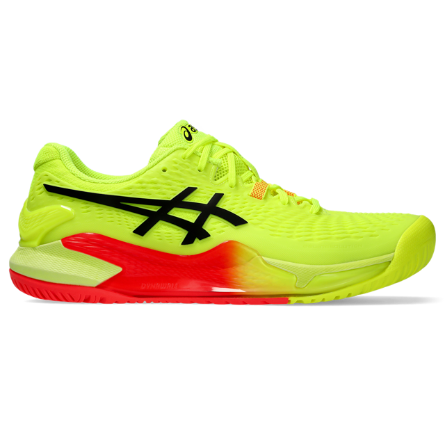 Asics Men's Gel Resolution 9 Tennis Shoes Paris Safety Yellow