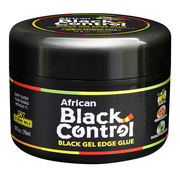African Black Control Black Gel Edge Glue
