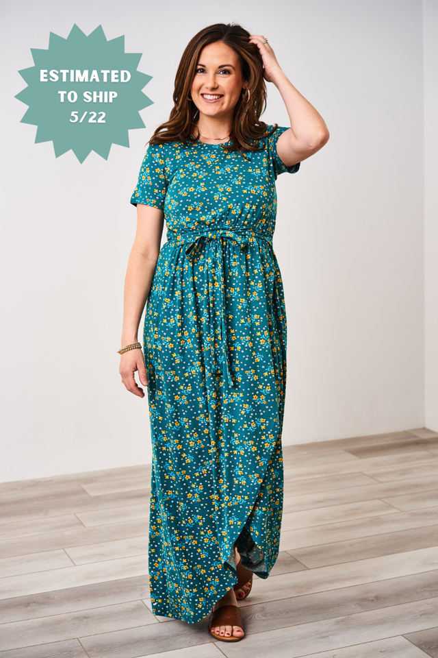 Latched Mama Petal Maxi Nursing Dress