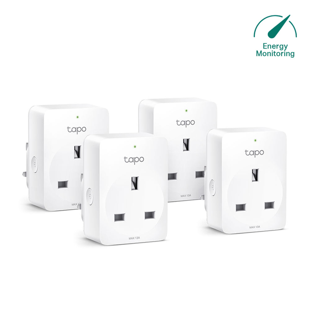Energy Monitoring Wi-Fi Plug, Tapo P110 4-pack