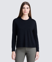 Women's Relaxed Long Sleeve Merino Crew