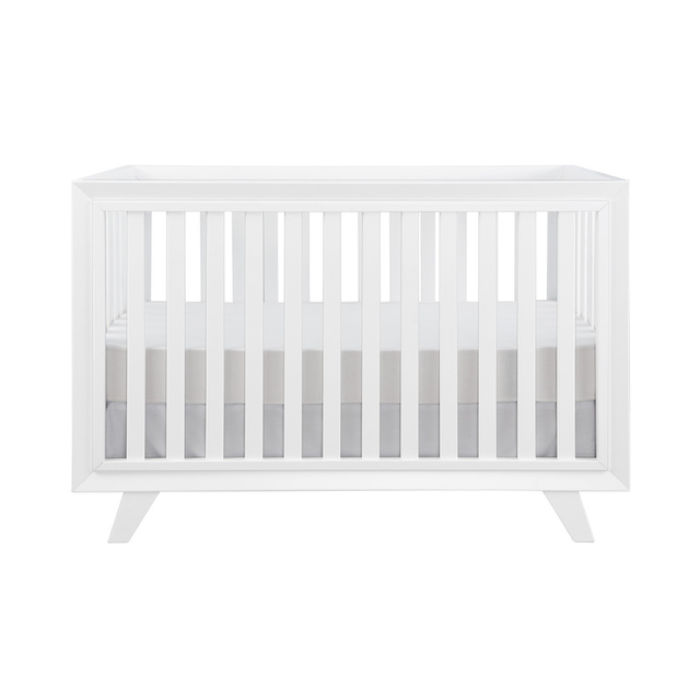 Karla Dubois Crib, Wooster 3-in-1 Convertible Crib, Pure White - Second Story Home