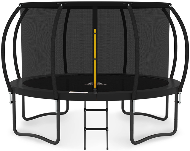 Jumpzylla 12FT Trampoline with Enclosure & Double Color Pad Cover