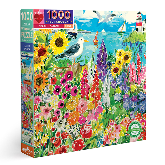 Seagull Garden 1000 Piece Rectangle Puzzle