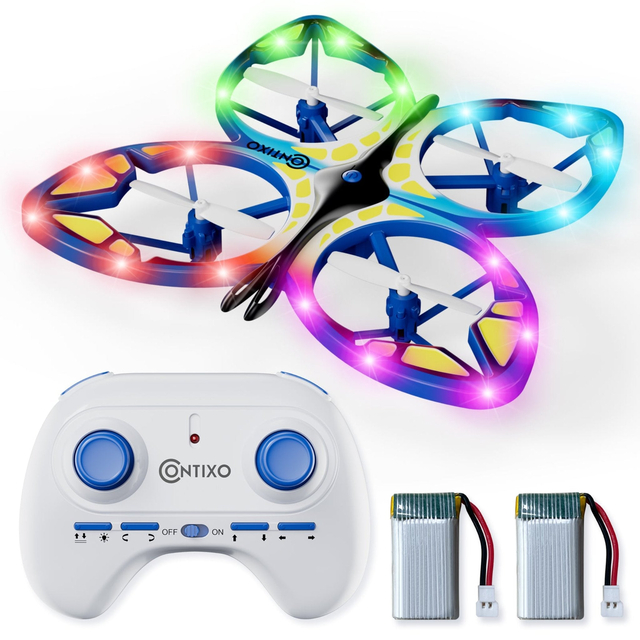 Contixo TD2 Butterfly Drone with LED Light Effects