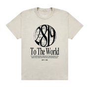 2819 To The World Tee- Cream