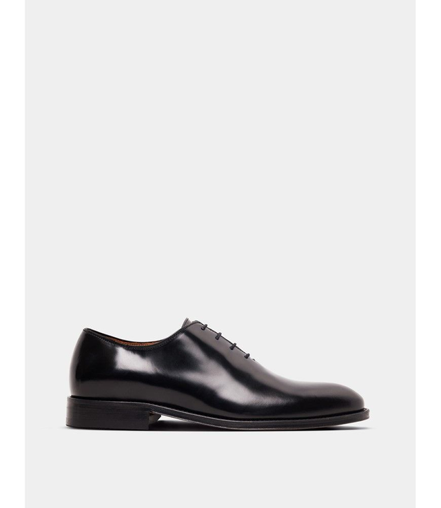 Black Wholecut Oxford Dress Shoe