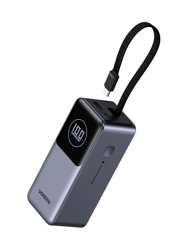 UGREEN Nexode Powerbank (20000mAh, 130W) mit integriertem Kabel