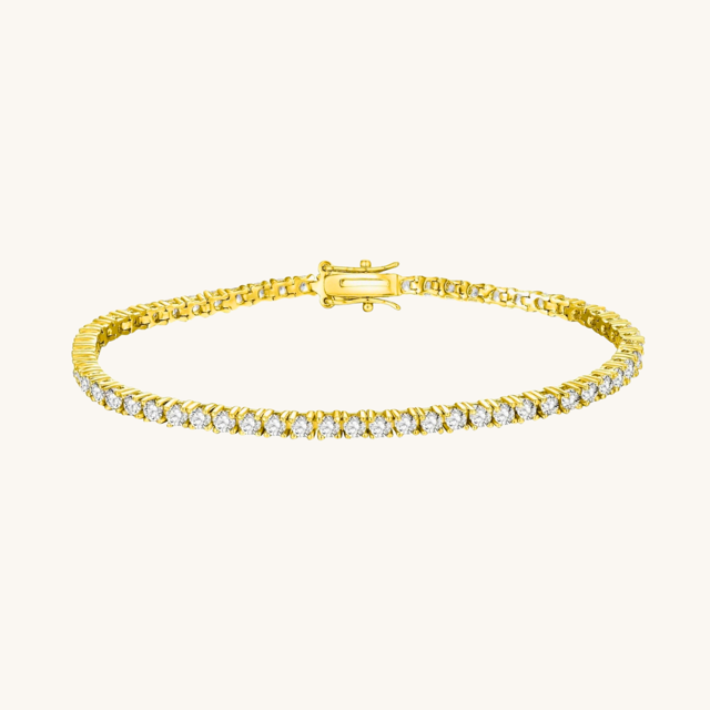 Moissanite 2mm Tennis Bracelet