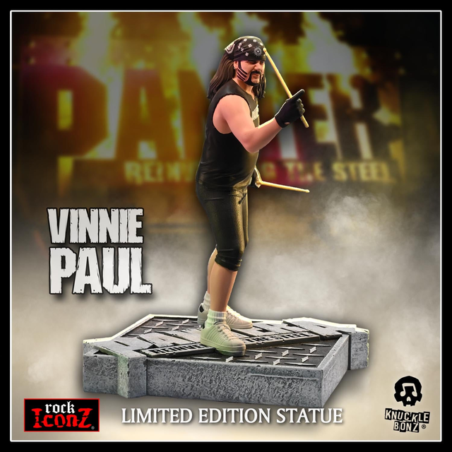 Pantera Vinnie Paul (Reinventing the Steel) KnuckleBonz Statue