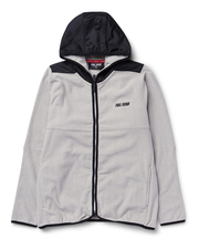 Full Send Golf Fleece Hoodie Zip-Up (Grey)