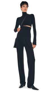 HIGH WAIST TAILORED PLEAT PANT
