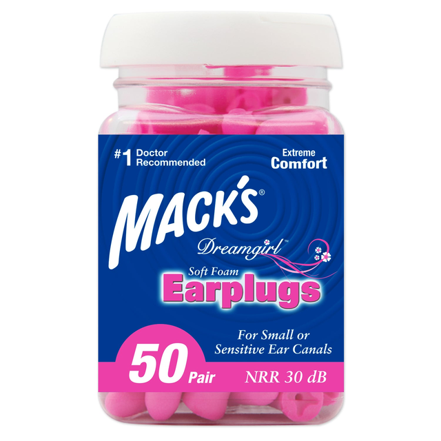 Mack's Dreamgirl™ Soft Foam Ear Plugs - 50 Pair Jar