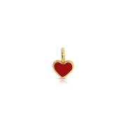 Accent Enamel Heart Charm