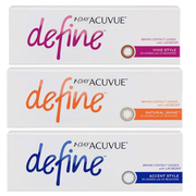 Acuvue 1Day New Define (30pcs) Daily / Natural Shine / Vivid Style / Accent Style Colored Contacts Lenses