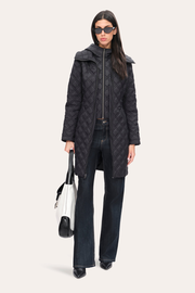 Tahari Quilted Puffer Coat