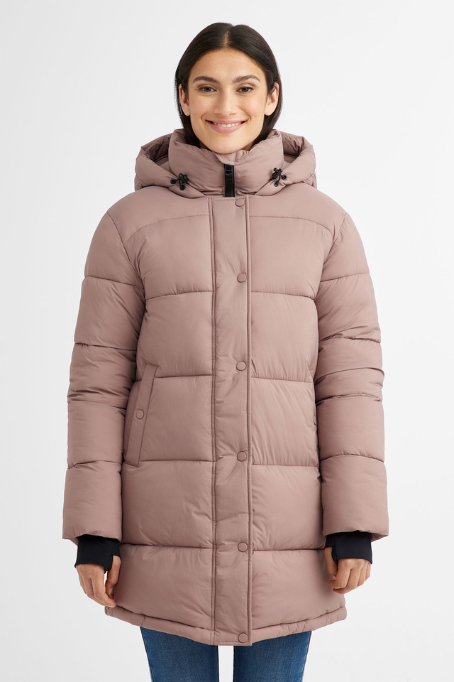 Mid-length Puffer winter coat in Ripstop - Women