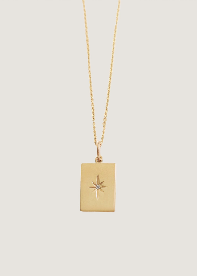 North Star Necklace Diamond