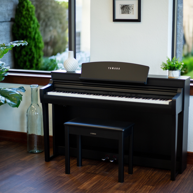 Yamaha Clavinova CSP-255 Digital Piano - Black Walnut