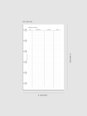 Purchase Tracker Inserts