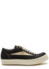 Suede and leather sneakers
