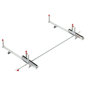 Weather Guard EZGLIDE2™ Fixed Drop-Down Ladder Van Rack Full Model 2271-3-01