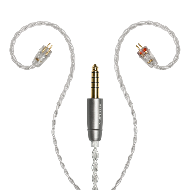 2 PIN TO BALANCED 4.4 MM SILVER PLATED CABLE