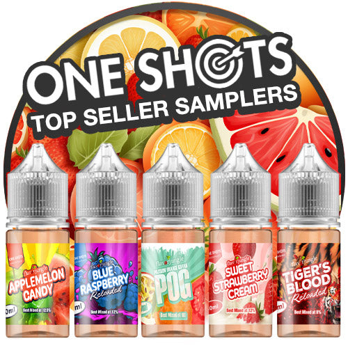 10ml One Shot Top Sellers Sampler Pack (5 Pack)