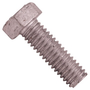 5/16" x 1" Conquest A307 Grade A Fully Coarse Threaded Hex Bolt - Hot Dip Galvanized