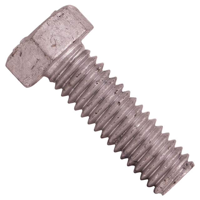 5/16" x 1" Conquest A307 Grade A Fully Coarse Threaded Hex Bolt - Hot Dip Galvanized