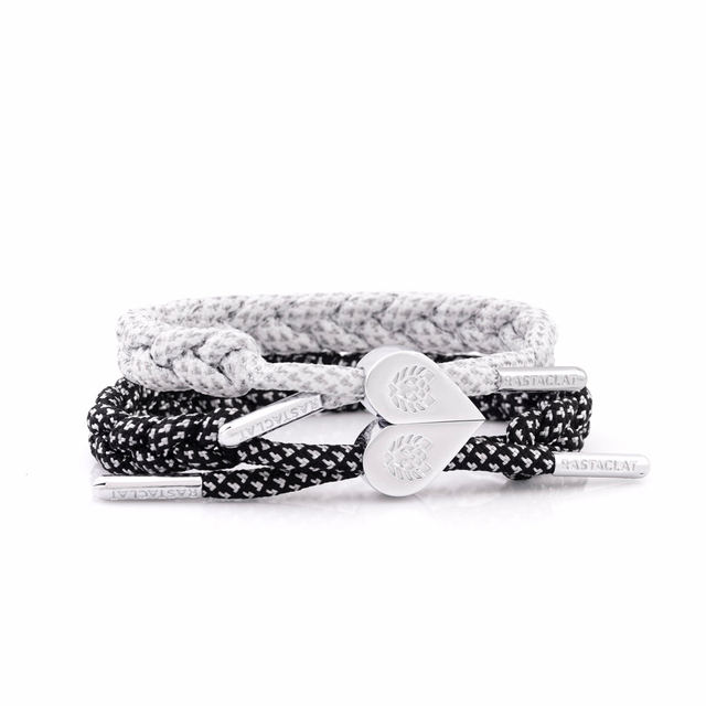 Chromates Couple's Magnetic Braided Bracelet Set