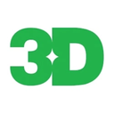 3D International logo