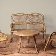 Vintage Rattan Living Room Set