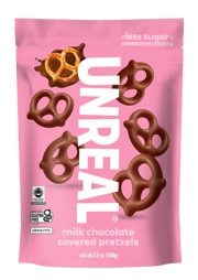 milk chocolate covered pretzels