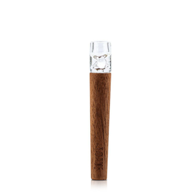 Wooden One Hitter with Glass Tip