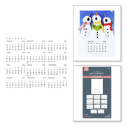 DIY 2026 Calendar BetterPress Plate from the Wonderland Collection