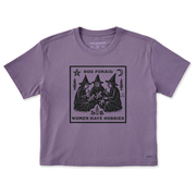 Women's Hobbies Short Sleeve Crusher Boxy Tee