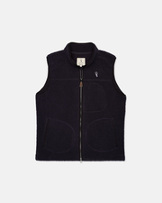 Alfré Navy Fleece Gilet