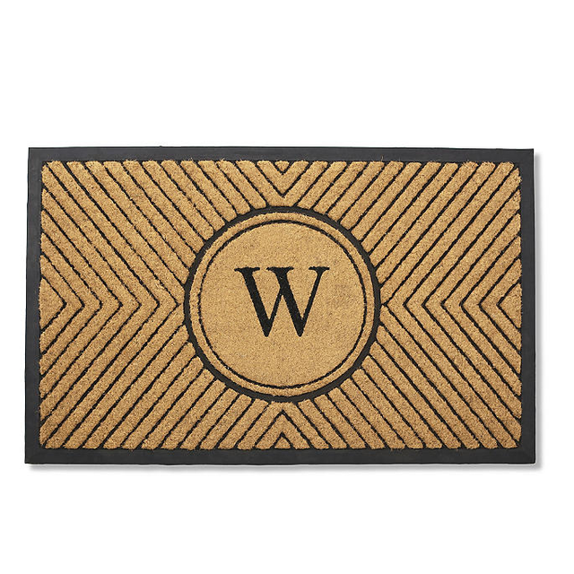 Tifton Monogrammed Coco Door Mat