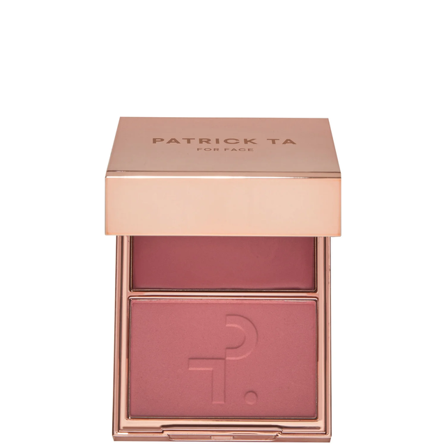 PATRICK TA Major Headlines Double-Take Cream and Powder Blush Duo (Various Shades)