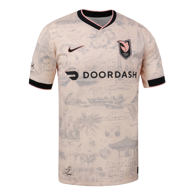 Unisex Angel City FC Nike Light Pink Los Angeles 2025 Secondary Replica Jersey