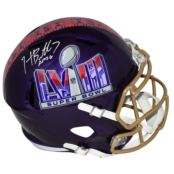 Harrison Butker Signed Kansas City Chiefs Super Bowl 58 Lviii Full Size Helmet