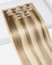 Crown® Clip In,  Cool Ashy Blonde with Highlights | #116