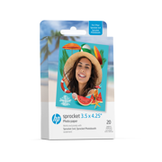 HP Sprocket 3.5 x 4.25” Zink Sticky-backed Photo Paper (20 Pack) Compatible with HP Sprocket 3x4 Photo Printer