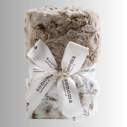 Lavender Spa Heat Wrap in Arctic Circle Faux Fur