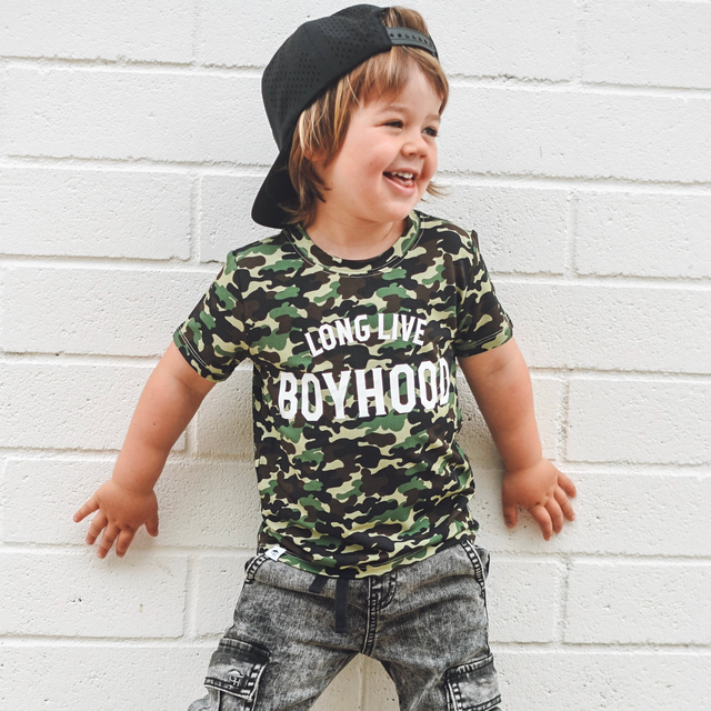 Camo Boyhood Bamboo Pocket Tee