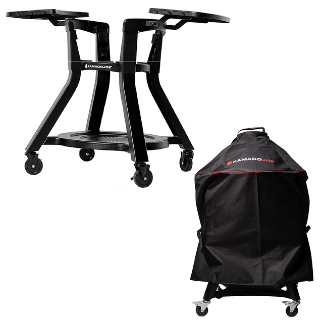 Joe Jr® Cart with Side Shelves plus Cover Bundle