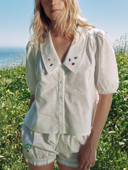 Sam Top - Garden Embroidery